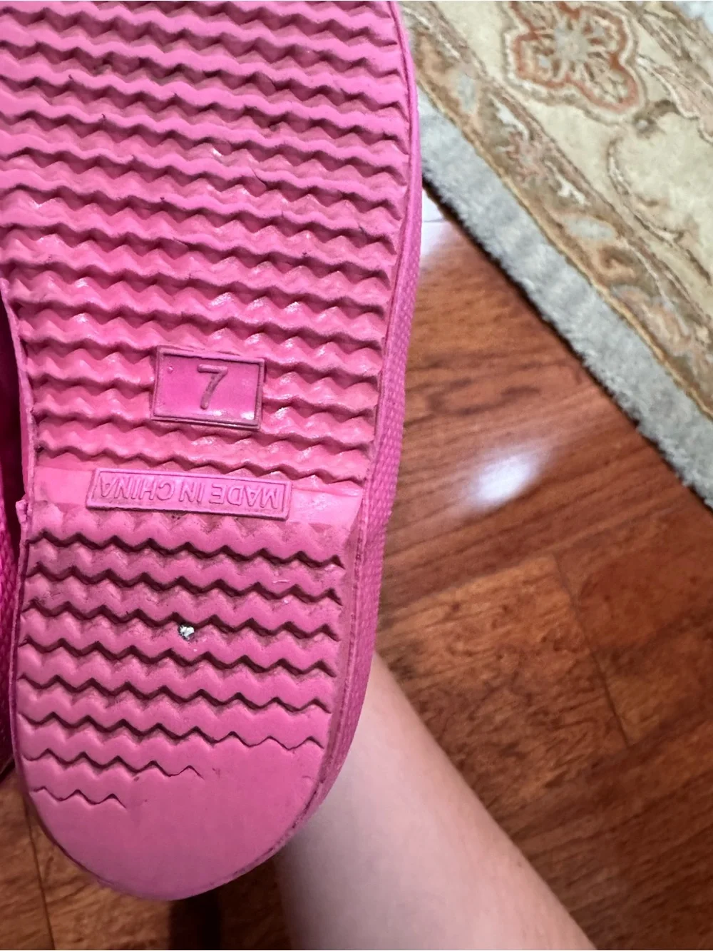 Hunter Kids' First Classic Rain Boot Pink Size 7